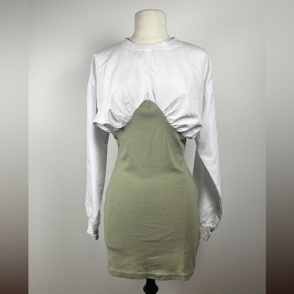 Business Two Tone Casual Dress - Picture 1 of 4